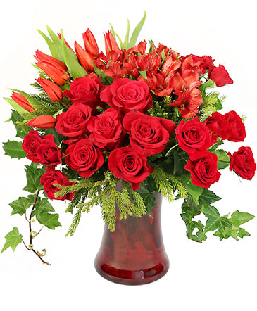 Cupid's Christmas Floral Design in Maryville, TN | HARTMAN'S FLOWERS